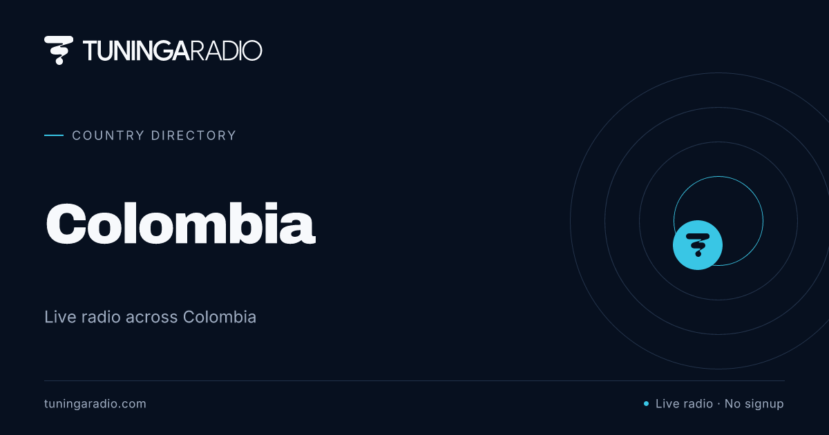 Radios de Colombia en Vivo - Escuchar Online Gratis | Tuninga Radio
