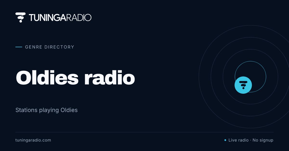Radio Oldies en Vivo - Escuchar Online Gratis | Tuninga Radio